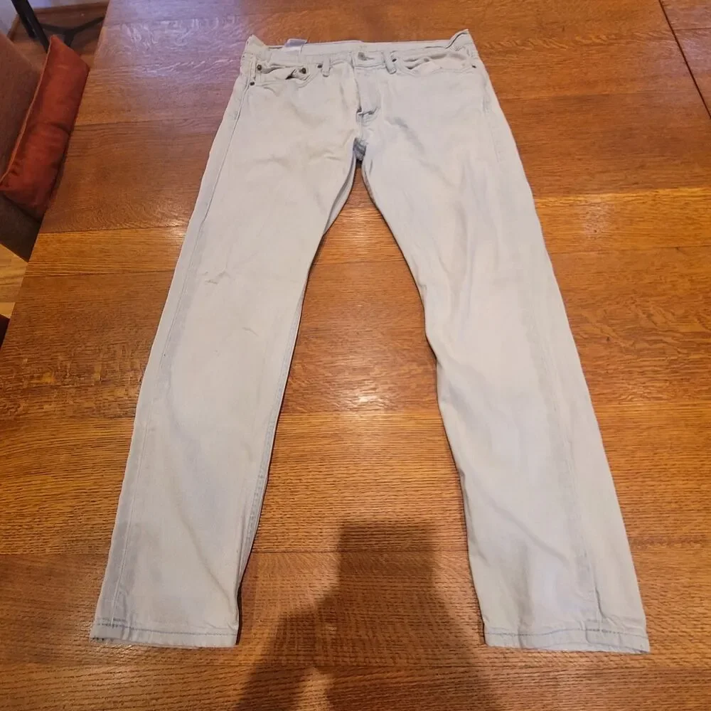 Levi's 512 Slim Taper Men's Light Wash Stretch Denim Jeans 5-Pocket